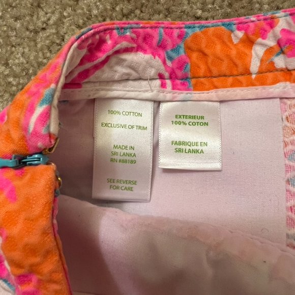 ❤️ Lilly Pulitzer Adie Shorts in Shorley Blue Feeling Tanked - Picture 6 of 8